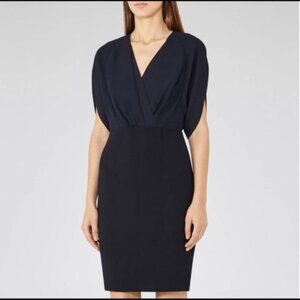 Reiss Night Navy Lyon Dress